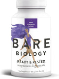 Bare Biology Ready & Rested Magnesium Glycinate Capsules – 375mg Magnesium Bisglycinate