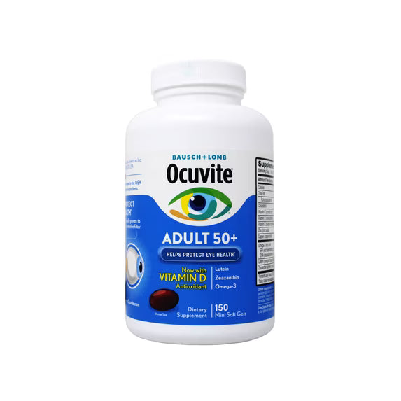 Ocuvite Adult 50+ Eye Health Supplement – 150 Softgels
