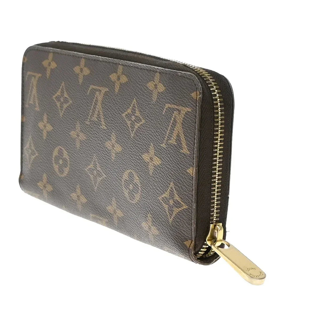 Louis Vuitton Monogram Zippy Long Wallet M60017 – Brown Leather Zip Around Wallet