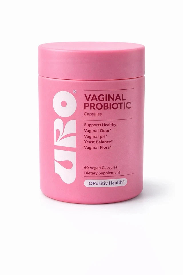 URO Vaginal Probiotics for Women – pH Balance Support – 60 Capsules