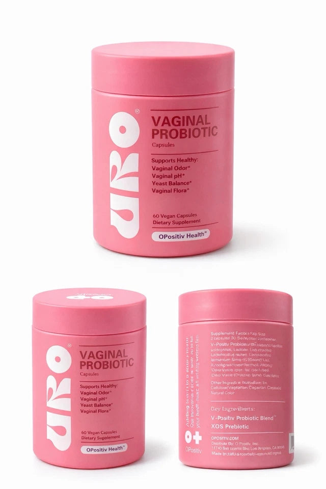 URO Vaginal Probiotics for Women – pH Balance Support – 60 Capsules