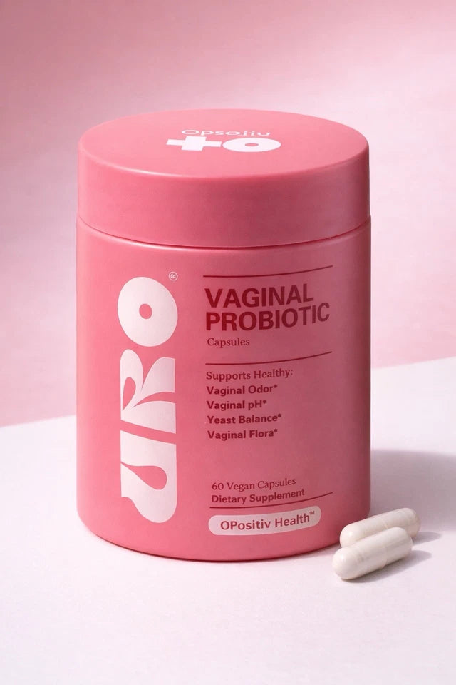 URO Vaginal Probiotics for Women – pH Balance Support – 60 Capsules