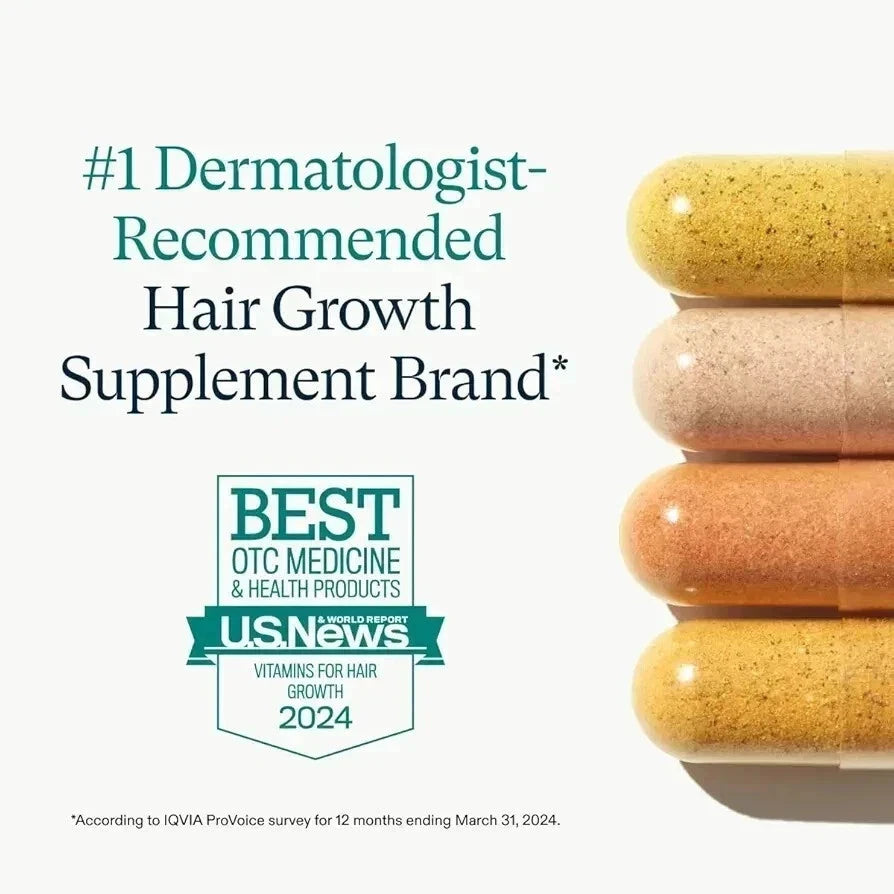 Nutrafol Women's Hair Growth Nutraceutical Supplement for Thicker Hair – 120 Capsules