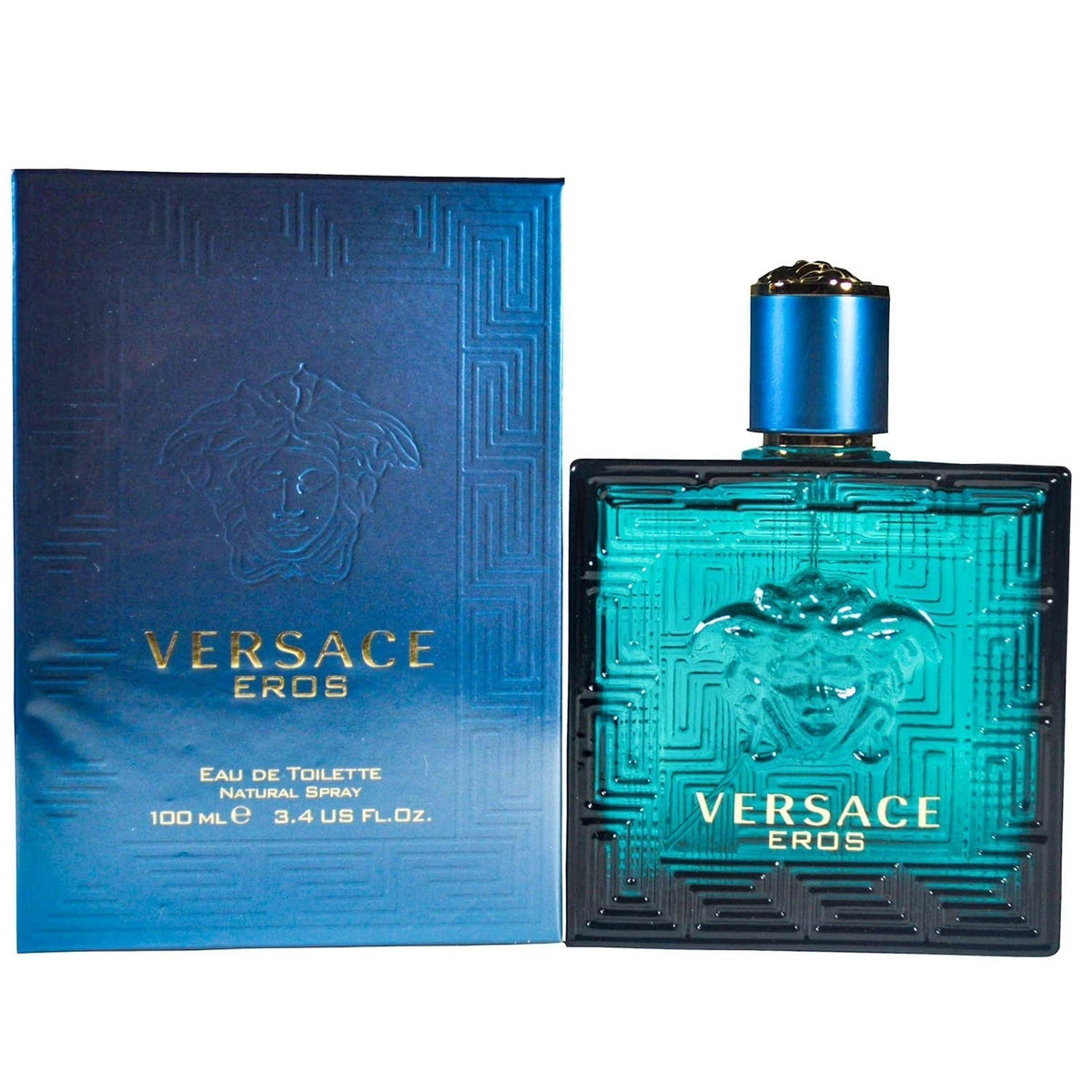 Versace Eros Eau de Toilette 100ml / 3.4 oz Men’s Cologne – Luxury Fragrance